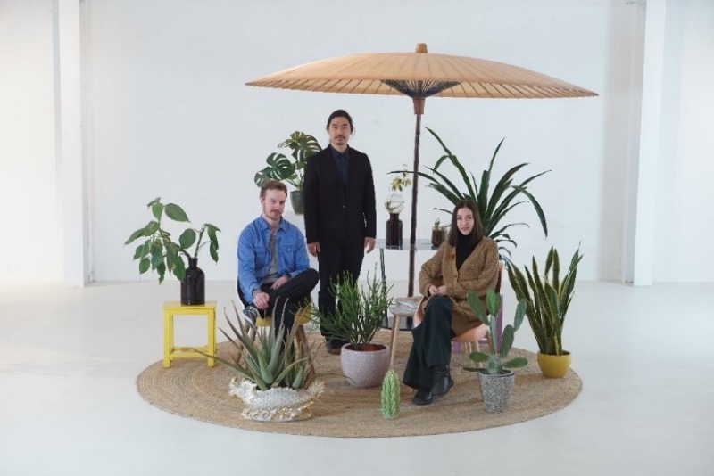 品物流形主创设计师Christoph John、张雷及Jovana Zhang